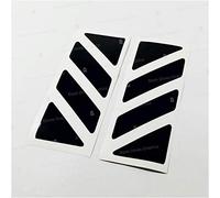 2pcs Adhésif Réfléchissant Compatible avec Givi Top Case Trekker Outback Monokey, Aluminium Top Case 37 42 48 L (Noir)