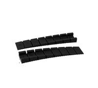 2pcs Adjustable Furniture Table Levelers Leveling Shims Height Wedges Gasket Chair Balance Foot Pad pour Sols Fenêtres(Black)