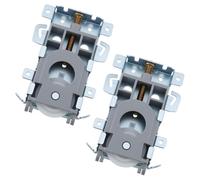 2Pcs Adjustable Sliding Door Pulleys for Heavy-Duty Applications, 92x67.5mm, Max Load 60kg