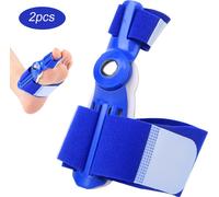 2pcs adultes bion correcteur orthopédique orteils séparateurs hallux valgus équipement orthèse pour les femmes jour/nuit utilisation bleu