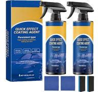 2Pcs Advanced Car Quick-Acting Coating Agent Spray,Quick Effect Coating Agent for Car,Multifunctional Coating Renewal Agent for Shine & Protection