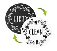 2pcs Aimant pour Lave-Vaisselle Propre et Sale, 9 cm Rond Décoration magnétique à Rabat pour Lave-Vaisselle Propre et Sale Panneau Indicateur pour Lave-Vaisselle Décoration pour Bac à Vaisselle