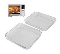 2pcs Air Fryer Four Panier, Lave-vaisselle Mesh Air Air Fryer Rack Rack Accessoires pour French Fry Frozen Food