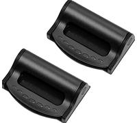 2PCS Ajusteur de Ceinture de Sécurité de Voiture, Clip de Ceinture de Sécurité de Voiture pour Adultes et Enfants, Clip d'ajustement de Sangle de Protection du cou et de l'épaule (Noir)
