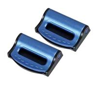 2PCS Ajusteur de Ceinture de Sécurité de Voiture, Clip de Ceinture de Sécurité de Voiture pour Adultes et Enfants, Clip d'ajustement de Sangle de Protection du cou et de l'épaule (Bleu)