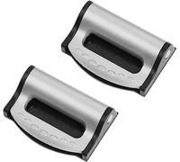 2PCS Ajusteur de Ceinture de Sécurité de Voiture, Clip de Ceinture de Sécurité de Voiture pour Adultes et Enfants, Clip d'ajustement de Sangle de Protection du cou et de l'épaule (Argent)