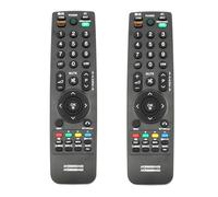 2Pcs AKB69680403 AKB69680438 Remplacer la Télécommande adaptée à LG TV 19LU5010 50PK760 22LE3300 22LG3060 22LV2520 32LH3000 32LD320 42LK430 42PQ30 47LH7030 50PJ250 50PQ2000 32LF2510 32LH4900 37LF2510