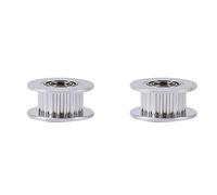 2pcs Aluminium 5mm Diamètre Intérieur Poulie Tendeur Courroie Dentée avec Roulement pour Imprimante 3D