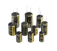 2Pcs Aluminum Electronic Capacitor 25/35/50/63/100/160/200/250/450V High Frequency Low Capacitors Capacitance NWPNLXEA(200V330UF 18x35)