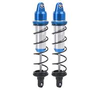 2pcs Amortisseurs Avant Absorption des Chocs Améliorer La Stabilité Haute Résistance 180mm RC Avant Damper pour 1/5 RC Voiture (Bleu Foncé)