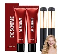 2Pcs Anti Poche Sous Les Yeux Creme Anti Cerne Et Poche,Améliore efficacement les poches et les gonflements sous les yeux, pour une peau d'apparence plus jeune ; pénètre rapidement et est doux