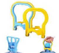 2PCS Anti Slip Water Lifter,Anti Slip Water Lifter,Home/Office Essential,anti slip water bottle lifter with ergonomic wide handle, Adjustable Ring Fit, Easy Grip Lifting for Home (Yellow+Yellow-blue)
