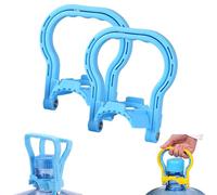2PCS Anti Slip Water Lifter,Anti Slip Water Lifter,Home/Office Essential,anti slip water bottle lifter with ergonomic wide handle, Adjustable Ring Fit, Easy Grip Lifting for Home (Blue * 2)
