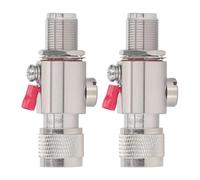 2pcs Arrestor 2.4g coaxial n de Type mâle à Femelle 2G - 5,8 GHz 50Ω IP67 pour Le Signal Radio à la télévision