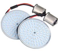 2pcs arrière 1156 / avant 1157 LED Signaux Moto Lamp Tail Lights Commutation Signal Bulbs - Rouge 2