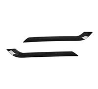 2Pcs Arrière Brouillard Lumière Garniture Couverture pour 2020 2021 2022 2023 Vernis ABS Sourcil Autocollant Bande Remplacement Améliore Le Style de la Lampe arrière avec Facile (Vernis Noir)