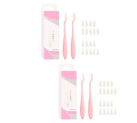 2pcs Artiste Mélange Outil ABS ABS Mélange De Moignons Avec 20 Astuces Remplacement Pour Les Détails Portrait Mettant En Évidence L'ombrage Mixier Détail Surnom