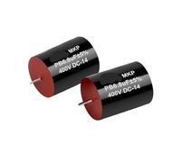 2Pcs Audio Amplifier Capacitor MKP Frequency-Divided Audio Capacitor Divider 400V 0.1uF-47uF For Filter/Amplifier/Audio/HiFi AUOQKQUT(33UF 400V)