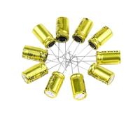 2Pcs Audio Capacitor MKP Frequency Divider Crossover HIFI Fever Electrolytic Capacitors 100V 1.5UF 2.2UF 3.3UF 4.7UF 6.8UF 10UF AUOQKQUT(100V22UF 10x20)