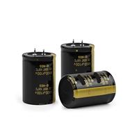 2Pcs Audio Electrolytic Capacitor 100V 1000UF 2200UF 3300UF 4700UF For Audio Hifi Amplifier High Frequency Low Speaker MQXFCZUX(100V2200UF 25x40)