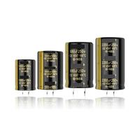 2Pcs Audio Electrolytic Capacitor 250V 220UF 330UF 470UF 680UF 1000UF For Audio Hifi Amplifier High Frequency Low AUOQKQUT(250V1000UF 30x45)