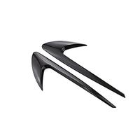 2pcs Autocollant de décoration d'un Badge à air Vent V8 BITULUBO Emblème for Mercedes Benz AMG GT S ML SL Classer CLA GLA SLK SLS CLS W220 (Color Name : Bright Black Cover)