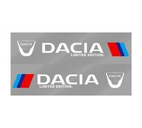 2pcs Autocollant DéCoratif LatéRal D’EmblèMe De Voiture, Accessoires Automobiles, Pour Dacia Duster Logan Sandero Lodgy Stepwa Mcv 2