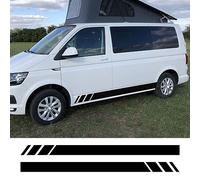 2PCS Autocollants latéraux de Porte de Voiture, pour VW Transporter T4 T5 T6 Caravelle Multivan Camper Van Vinyl Decals Accessoires