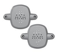 2pcs Baby Gate Banister Adaptateur, Plastes de portail en plastique Pièces de montage sans licenciement pour les portes rétractables, maillage et fer, protecteur rampe d'escalier, gris ..