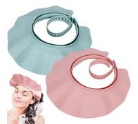 2pcs Baby Shower Catch, 21 niveaux ajusté en bassin ajusté Bouclier de lavage de cheveux avec un large rasage, copain shampooing antidérapant pour les enfants, fournitures salle bain pour en