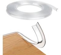 2pcs Baby Transparent Table Corner Protection Strip Pre Adhesive Pvc Edge Protectors For Tables Windows Walls