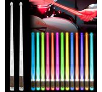 2pcs Baguettes De Batterie À LED 13 Couleurs Baguettes De Batterie Lumineuses Dégradées Baguettes Lumineuses À LED Baguettes Lumineuses Baguette De Batterie Rechargeables Pour Performance Scène, Fête