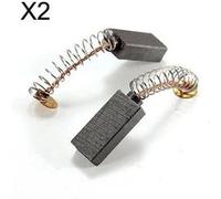 2PCS Balais Charbon Moteur Brosse Carbone Pr Bosch Tournevis G