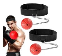 2PCS Balle de Boxe Réaction Rapide avec Bandeau