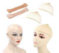 2PCS Bandeau Perruque en Silicone Avec Chapeaux, Antidérapant, Bonnet Élastique, Anti-transpiration, Headband Femmes Pour Sports Yoga (Ensemble)