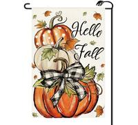 2Pcs Bannières Bonjour L'Automne, Citrouilles Et Récolte D'Automne