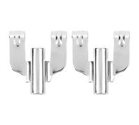 2Pcs Bass Drum Hook, Metal Marching Drum Claw Accessory, Premium Iron Drum Hook Set for Bass and Marching Drums with Secure Fixing, Replacement Part Kit for Percussion Instruments