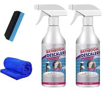 2PCS Bathroom Descaler Spray | Stubborn Stains Cleaner | Shower Glass Cleaner Spray Limescale Remover Foam Spray, Bubble Cleaner for All Purpose Stain Remover