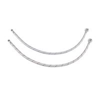 2PCS Bathroom Kitchen Faucet Connector, Stainless Steel Flexible Supply Hose Water Lines Faucet Hose Connector (TYPE 2)