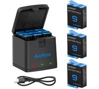 2PCS Batterie de Remplacement pour GoPro Hero 9/10 Black, Piles Rechargeables mises à Jour pour Toutes Les Versions de Firmware