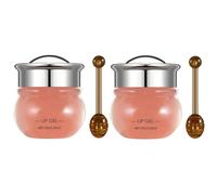 2Pcs Baume à Lèvres Hydratant en Pot de Miel,Honey Balm Anti-rides pour les Lèvres,Honey Balm pour Fade Lip Lines Lip Mask Care Day Night Repairu