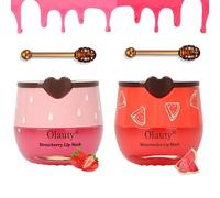 2Pcs Baumes à Lèvres au Miel,Propolis Hydratant Baume à Lèvres Masque de Sommeil pour Réduire la Ligne de Lèvre, Hydrater, Prévenir le Dessèchement et la Fissuration Lèvres Gommage Exfoliant