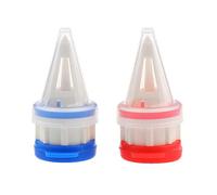 2pcs Bec Verseur de Lait en ABS et Silicone Hygiène Avec Couverture Garder Frais