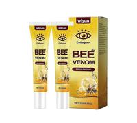 (2pcs)Bee Venom Eye Cream Remove Dark Circles Lightening Anti Eye Bag Puffiness Firming Skin Fade Fine Lines Nourish Lifting Skincare