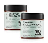 2PCS Beef Tallow Cream 120g, Le Suif De BœUf Nourri à L'Herbe, Le Miel Et La Cire D'Abeille Rendent La Peau Douce Et Hydratante CrèMe De Soin Pour Le Visage Et Le Corps