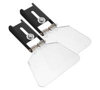 2pcs Bench Eye Shield Protective Cover 6 Inch Plastic Guard Dust Shroud for Bench Grinder Safety Guard Attachment