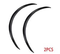 2pcs Black Roue À Sourcils En Fiber De Carbone, 73cm, 29 ", Couverture, Garde-Boue, Bandes De Protection, Rabats De Boue, Autocollants Universels "Nipseyteko