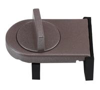 2Pcs Bloque Porte et Fenêtre Coulissant Anti-vol Verrouillage de Sécurité Réglable Butée Coin Stopper Entrebâilleur de porte