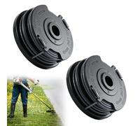 2Pcs Bobine Fil Coupe, φ1,65mm x 6,1m, pour Bosch ART 24/27 SL | Bobine de fil coupe compatible Bosch. Réf F016800351. Pour débroussailleuses. Fil résistant et durable.