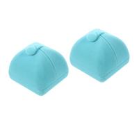 2pcs Boîte Boîte à Bagues Médaillon Bague Vitrine à Bijoux Porte-Bagues for Bijoux Étui à Bagues de Mariage Petit Étui à Bagues Proposition Étui à Bagues Support de Bague for Cérémonie de Mariage Étui